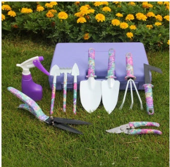 10-Piece PP Garden Tool Set for Garden and Bonsai Use
