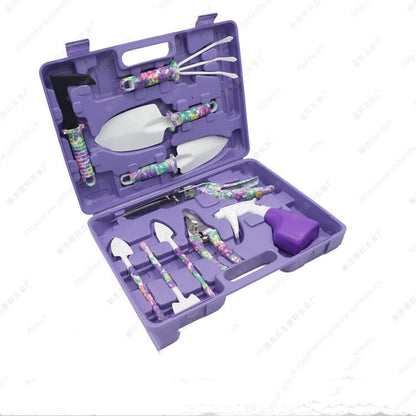 10-Piece PP Garden Tool Set for Garden and Bonsai Use