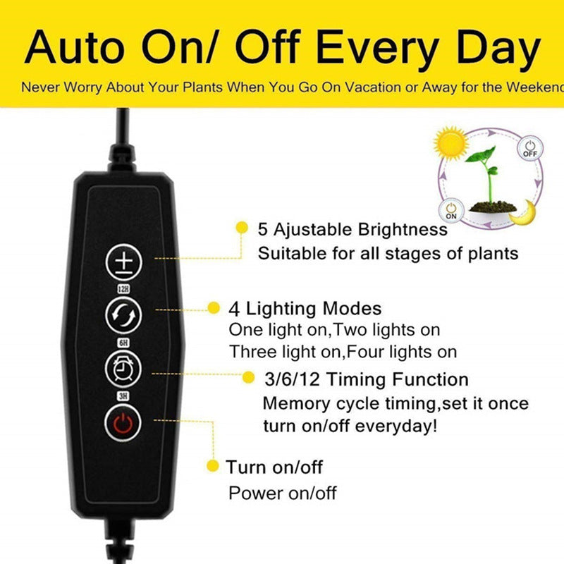 Foldable Indoor Plant Growth Lamp 5V USB LED Light