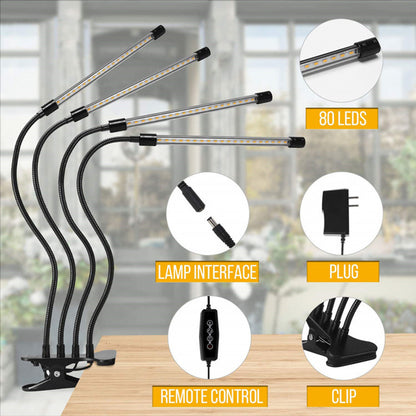 Foldable Indoor Plant Growth Lamp 5V USB LED Light