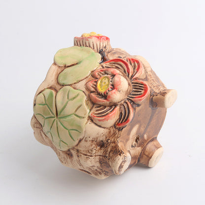 Ceramic Succulent Bonsai Planter, Decorative Flower Pot