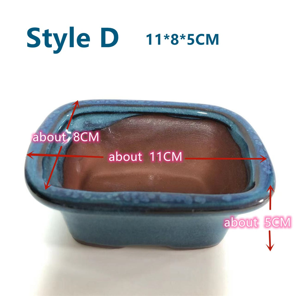 Bonsai Pot with Breathable Design for Home Gardening Display