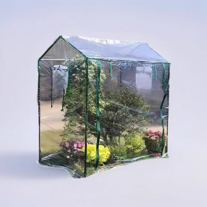 PVC Greenhouse Cover for Garden and Balcony, Roll-Up Door Design