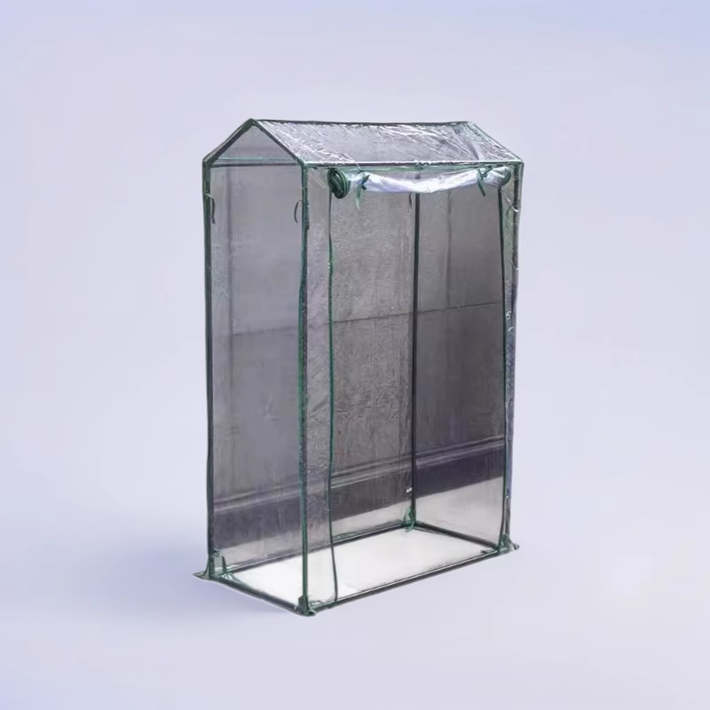 PVC Greenhouse Cover for Garden and Balcony, Roll-Up Door Design