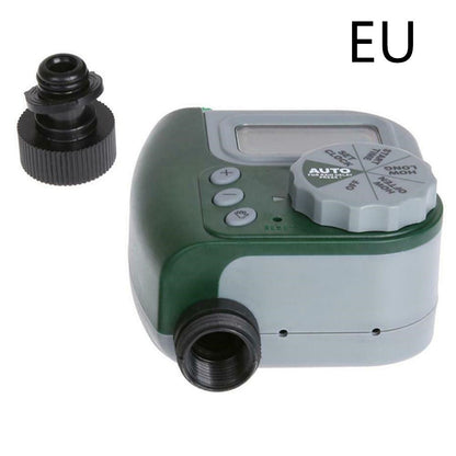 Garden Irrigation Controller with LCD Display, Programmable Watering Timer