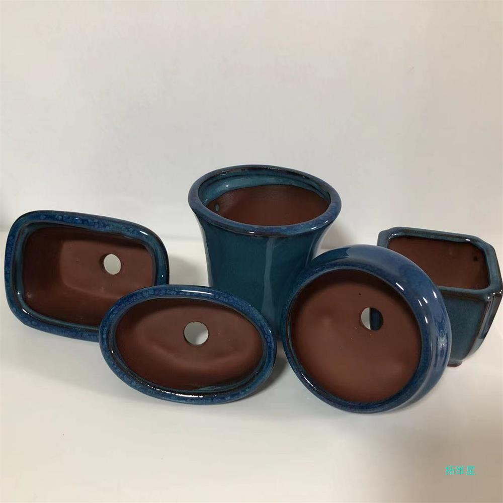 Bonsai Pot with Breathable Design for Home Gardening Display